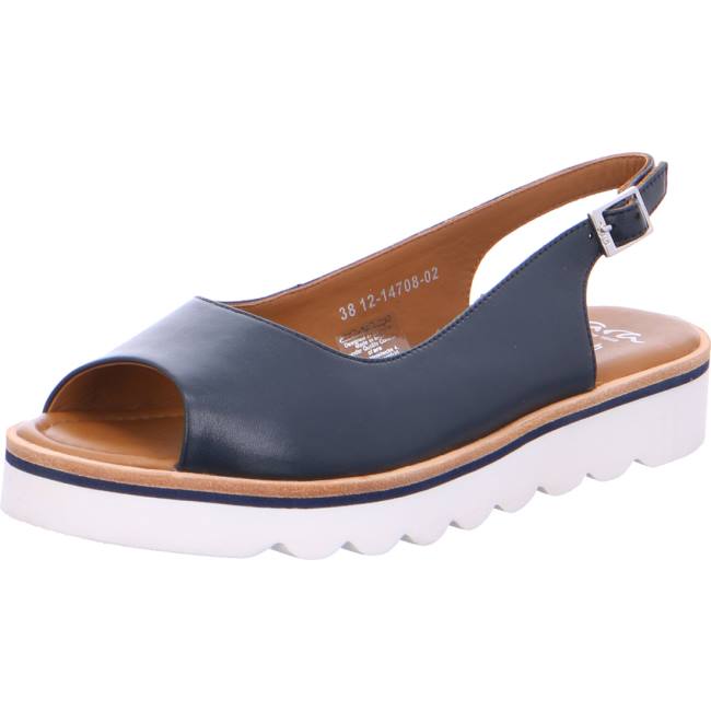 Blue Ara Shoes Genua Women\'s Sandals | ARA714EJT