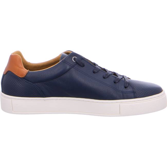 Blue Ara Shoes Hampard Men's Sneakers | ARA712ZQY