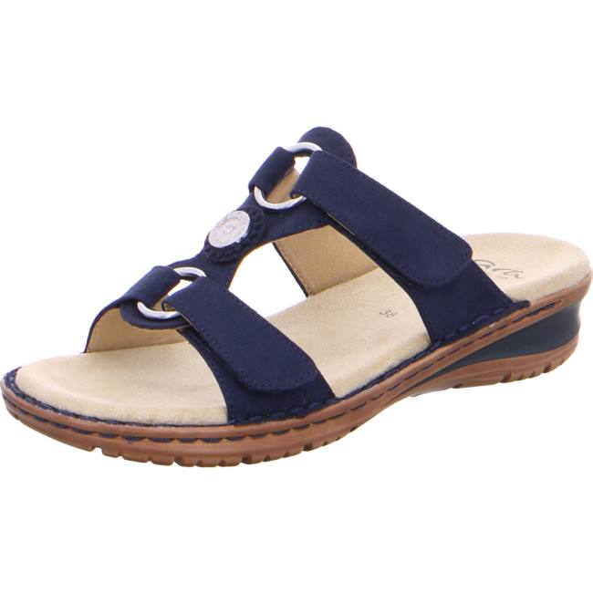 Blue Ara Shoes Hawaii Women\'s Mules | ARA301LEW