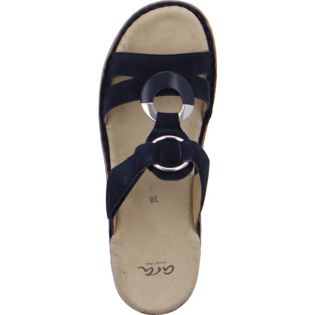 Blue Ara Shoes Hawaii Women's Mules | ARA706OYR