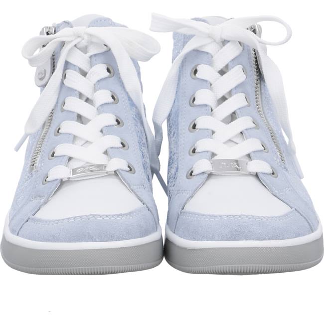 Blue Ara Shoes High Top Rom Aqua Women's Sneakers | ARA864ESU