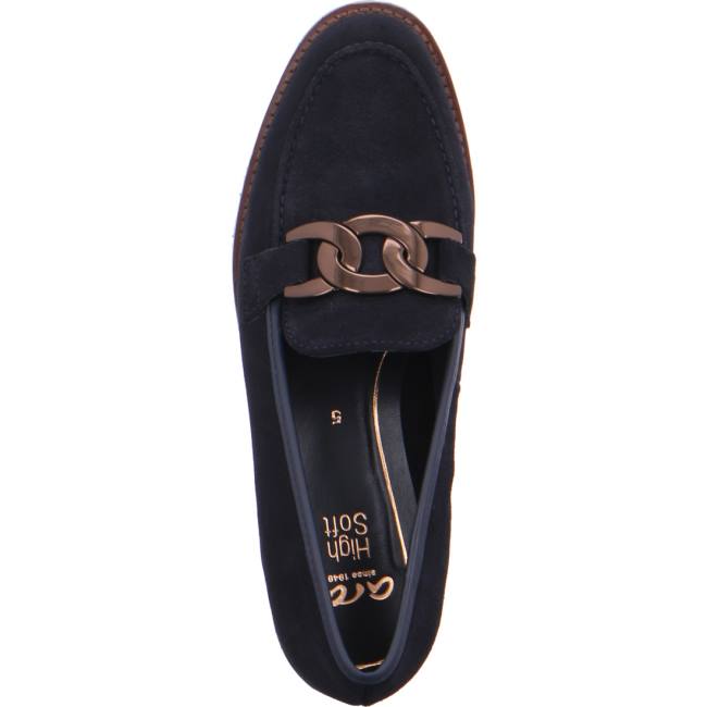 Blue Ara Shoes Kent Women's Loafers | ARA470RTE