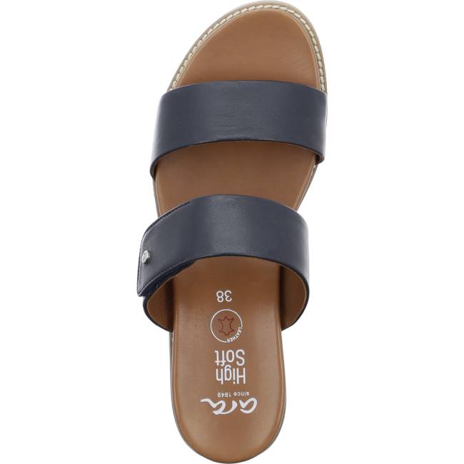 Blue Ara Shoes Kos Women's Mules | ARA386VTN