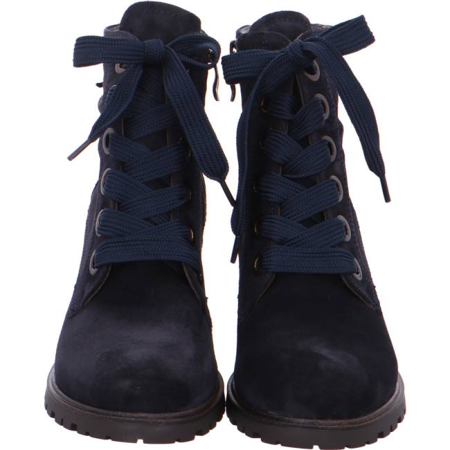 Blue Ara Shoes Lace-up Ankle Mantova Women's Boots | ARA076QEZ