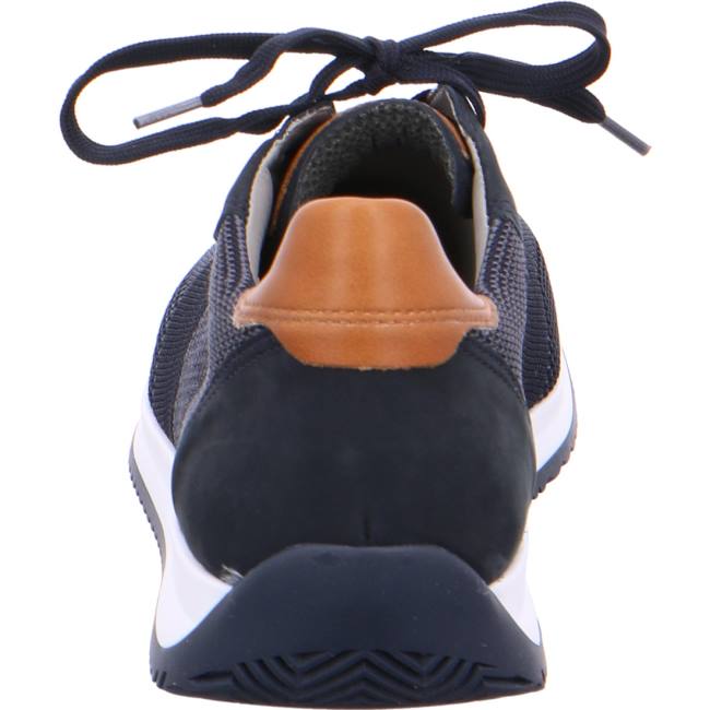 Blue Ara Shoes Lisboa Men's Sneakers | ARA817IED