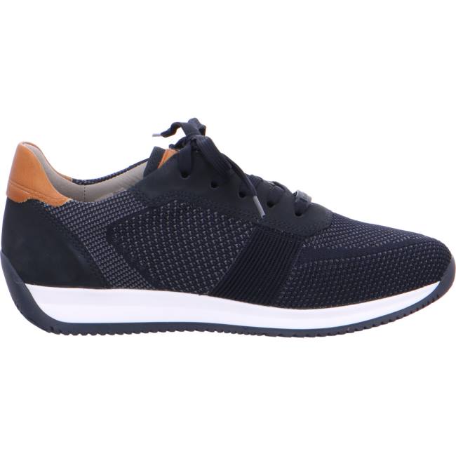 Blue Ara Shoes Lisboa Men's Sneakers | ARA817IED