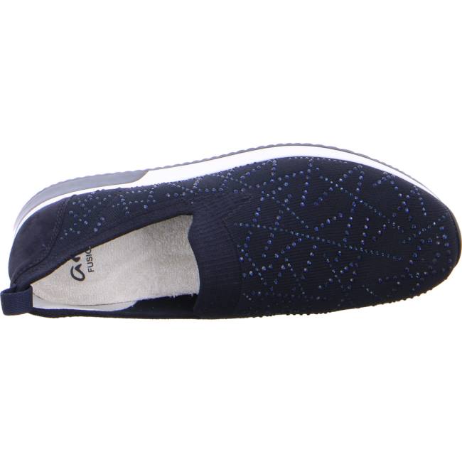 Blue Ara Shoes Lissabon Women's Loafers | ARA835CVK