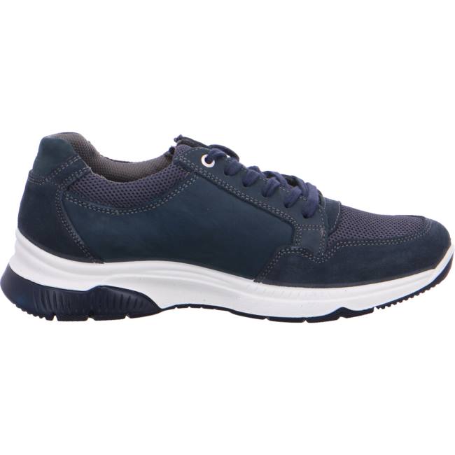 Blue Ara Shoes Marco Men's Sneakers | ARA263FKO