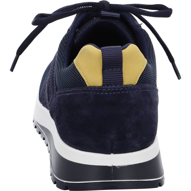 Blue Ara Shoes Matteo Men's Sneakers | ARA028ZST