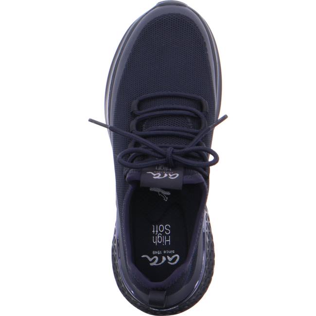 Blue Ara Shoes Maya Dark Women's Sneakers | ARA714FKP