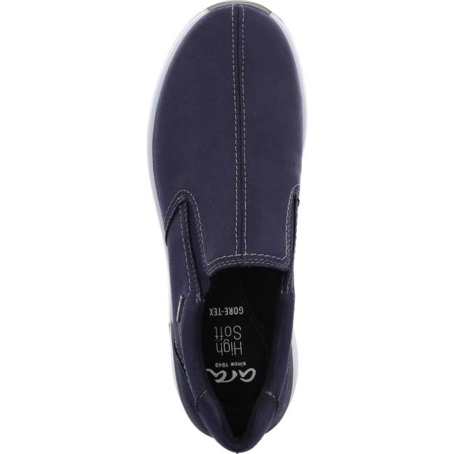 Blue Ara Shoes Nnavy Women's Loafers | ARA106WCQ