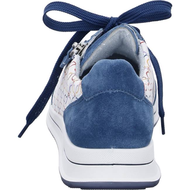 Blue Ara Shoes Osaka Capri Women's Sneakers | ARA981UCQ