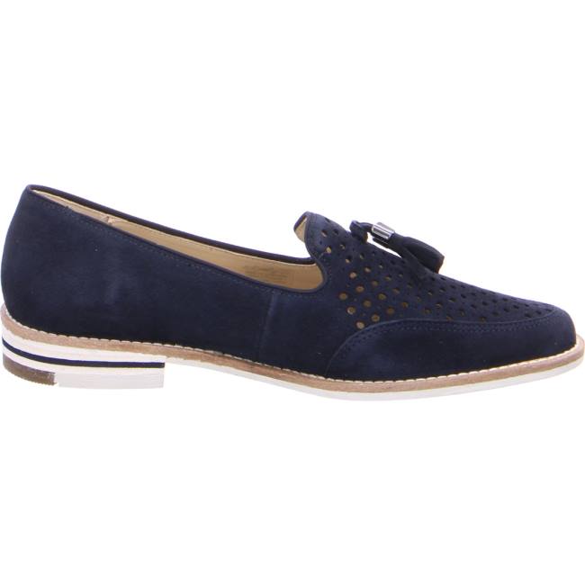 Blue Ara Shoes Penny Kent Women's Loafers | ARA084UPC