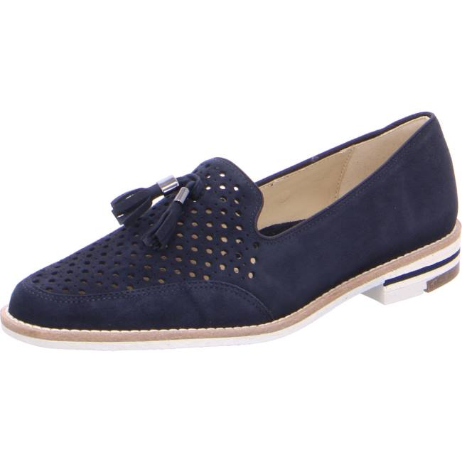 Blue Ara Shoes Penny Kent Women\'s Loafers | ARA084UPC