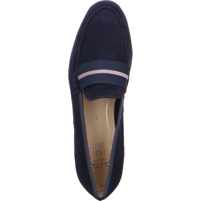 Blue Ara Shoes Penny Kent Women's Loafers | ARA723ZJC