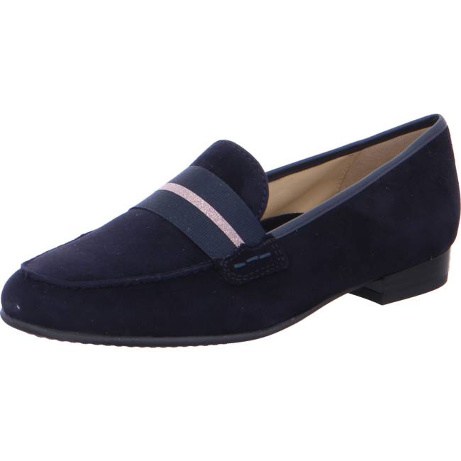 Blue Ara Shoes Penny Kent Women\'s Loafers | ARA723ZJC