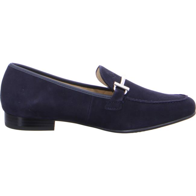 Blue Ara Shoes Slip-ons Kent Women's Loafers | ARA460FIU