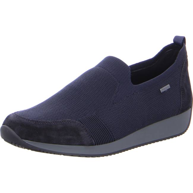 Blue Ara Shoes Slip-ons Lissabon Women\'s Loafers | ARA706AED