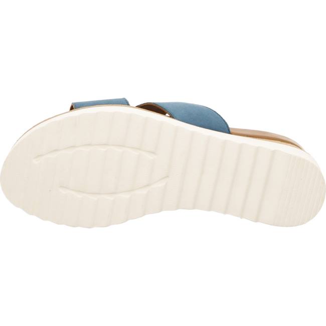 Blue Ara Shoes Valencia Capri Women's Mules | ARA614GRX