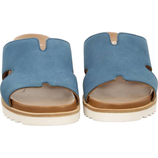 Blue Ara Shoes Valencia Capri Women's Mules | ARA614GRX