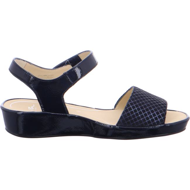 Blue Ara Shoes Wedge Capri Women's Sandals | ARA981SWI