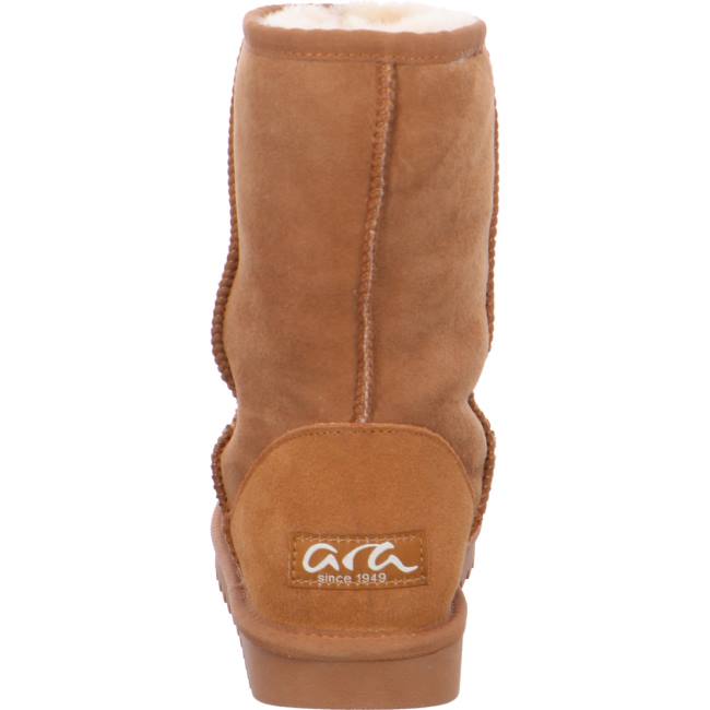 Brown Ara Shoes Alaska Cognac Women's Boots | ARA653JSQ