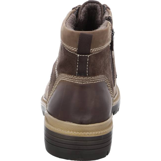 Brown Ara Shoes Alonso Men's Boots | ARA542RBQ