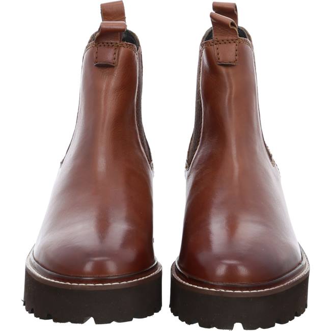 Brown Ara Shoes Ankle Bologna Cognac Women's Boots | ARA653TWV