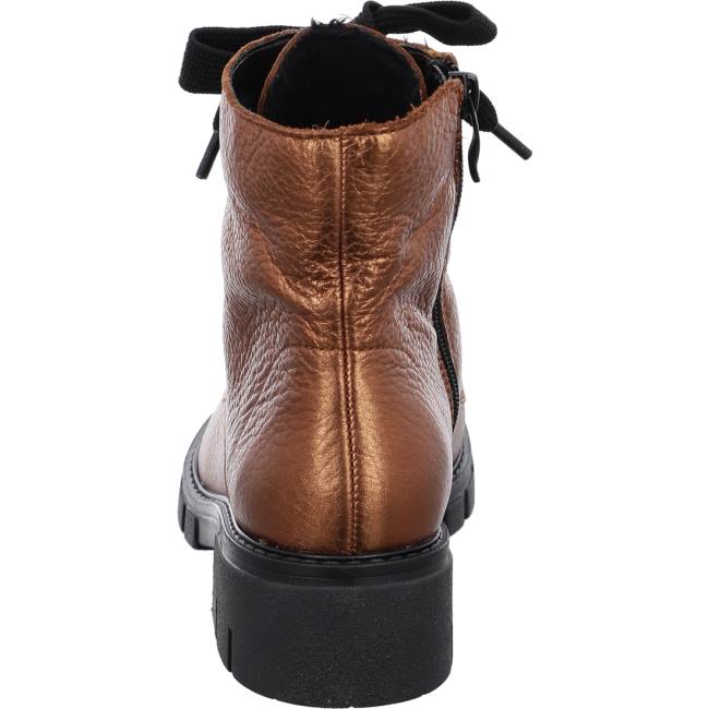 Brown Ara Shoes Ankle Dover Brick Women's Boots | ARA047KLN