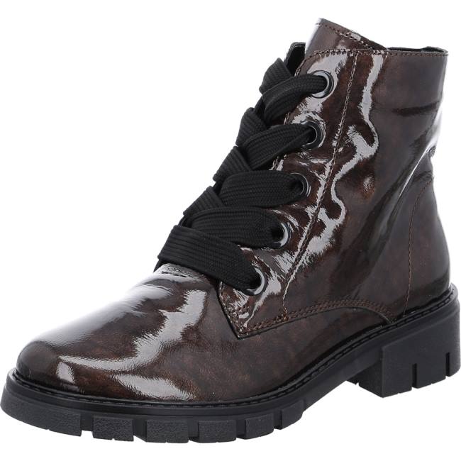 Brown Ara Shoes Ankle Dover Bronze Women\'s Boots | ARA064MPC