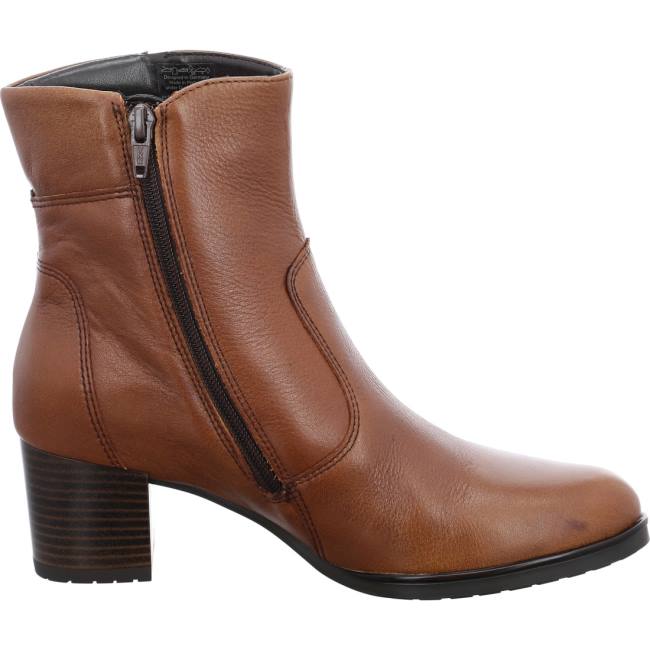 Brown Ara Shoes Ankle Florenz Cognac Women's Boots | ARA576RBM