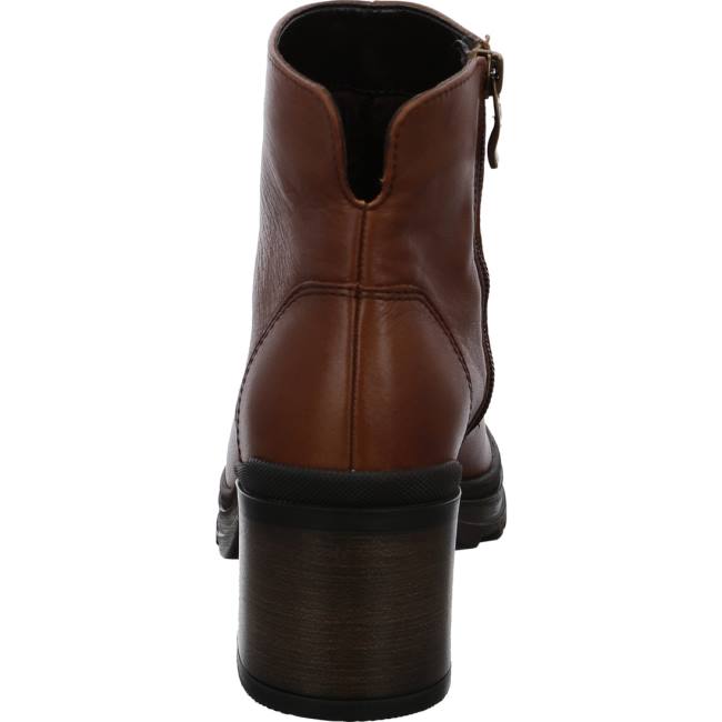 Brown Ara Shoes Ankle Mantova Cognac Women's Boots | ARA415KNW