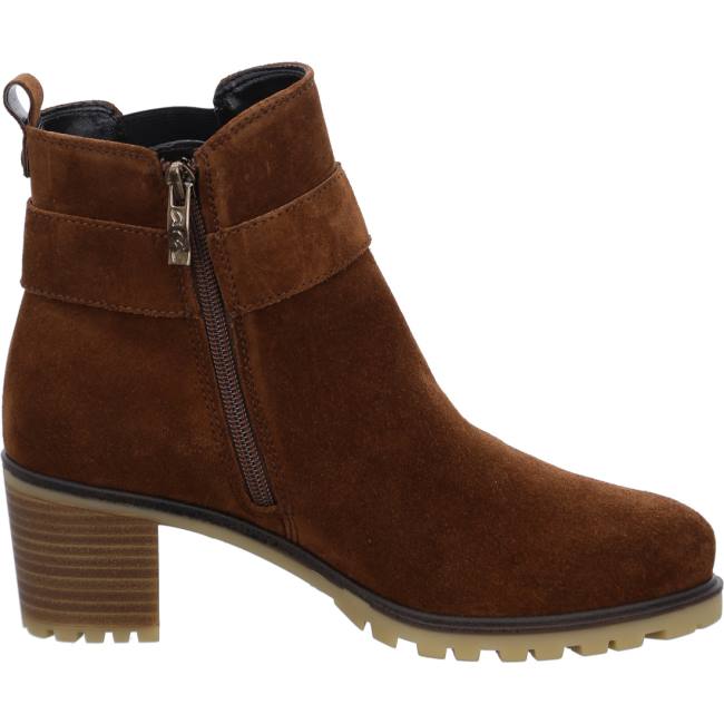 Brown Ara Shoes Ankle Mantova Nuts Women's Boots | ARA846SAG