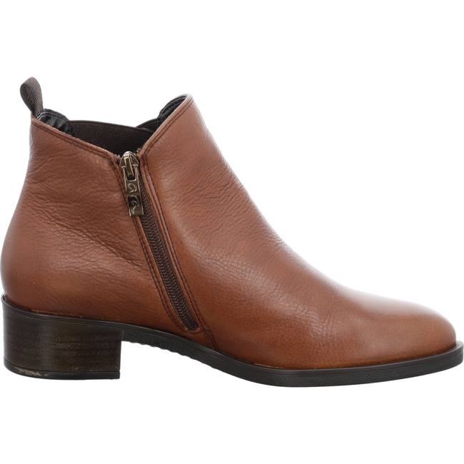 Brown Ara Shoes Ankle Parker Cognac Women's Boots | ARA305ORZ