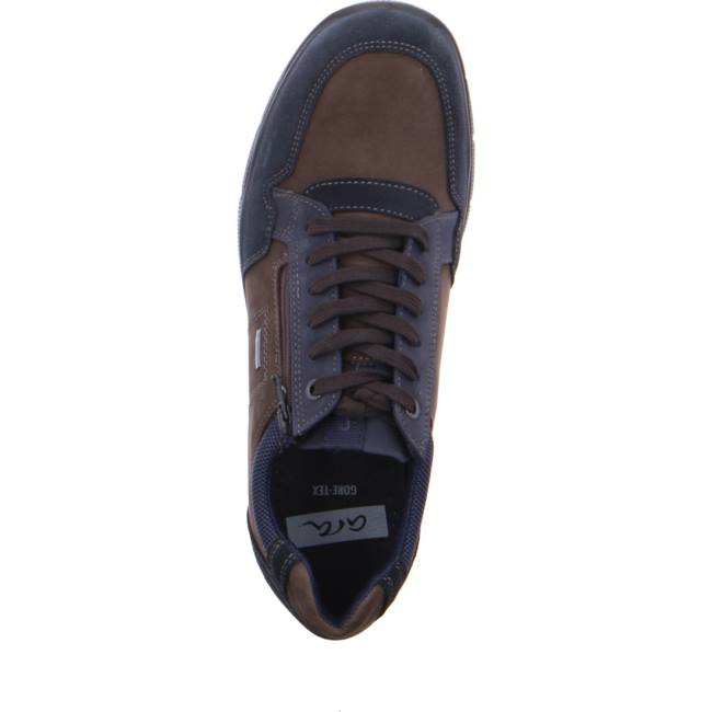 Brown Ara Shoes Benjo Men's Sneakers | ARA879POI