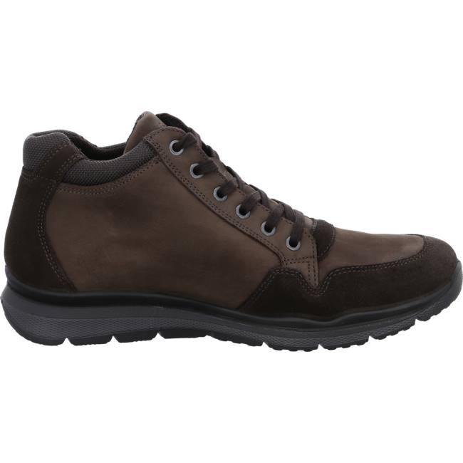 Brown Ara Shoes Benjo Moro Men's Sneakers | ARA862QHP