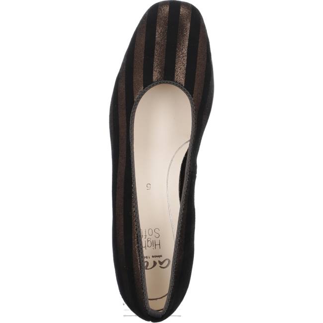 Brown Ara Shoes Courts Graz Whisky Women's Pumps | ARA783MGR