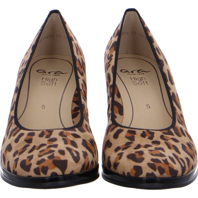 Brown Ara Shoes Courts Orly Women's Pumps | ARA259FEJ