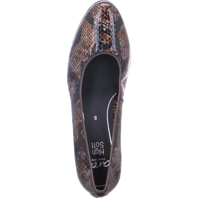 Brown Ara Shoes Courts Orly Women's Pumps | ARA725IPJ