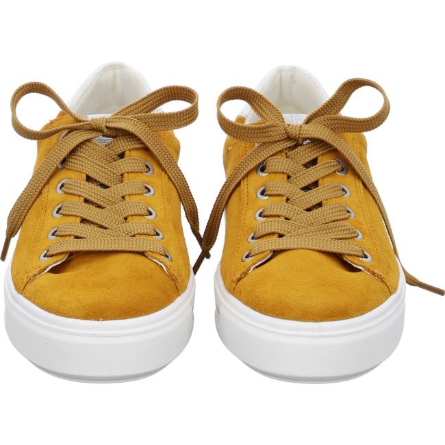 Brown Ara Shoes Courtyard Ochre Women's Sneakers | ARA972HGZ