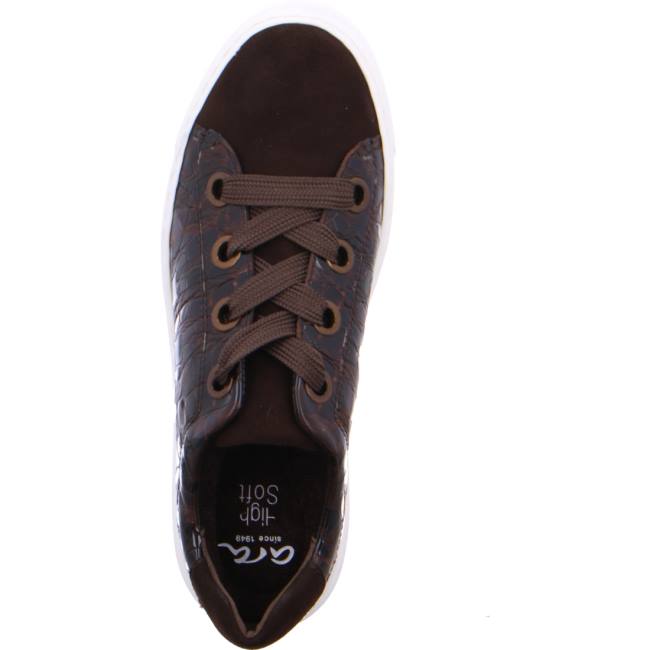 Brown Ara Shoes Courtyard Women's Sneakers | ARA342JAK