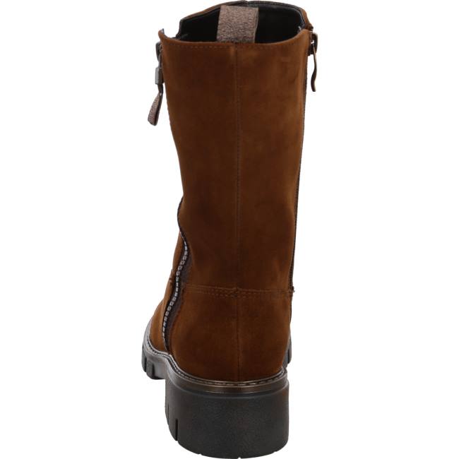 Brown Ara Shoes Dover Nuts Women's Boots | ARA914AFX