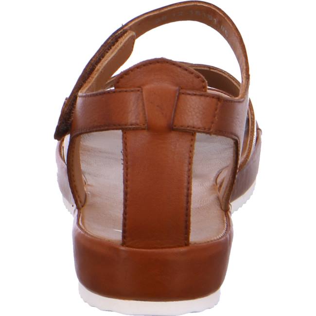 Brown Ara Shoes Dubai Cognac Women's Sandals | ARA172EFT