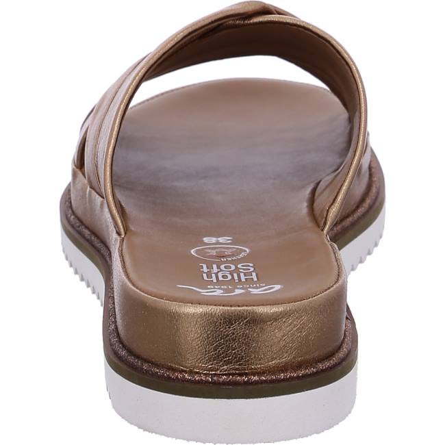 Brown Ara Shoes Dubai Whisky Women's Mules | ARA842WVC