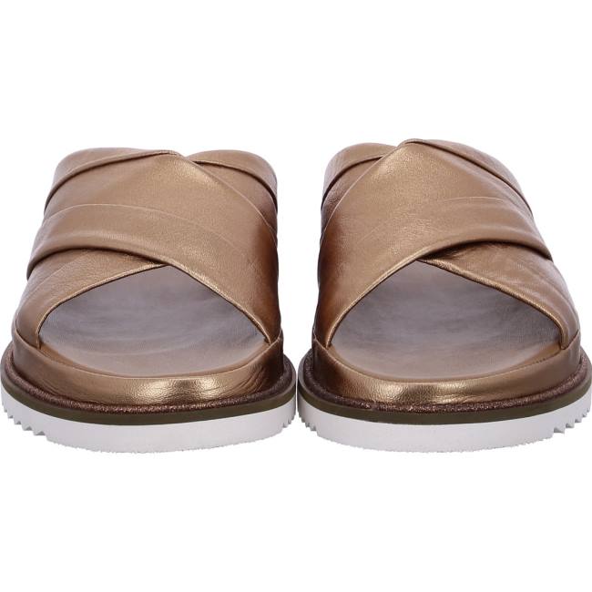 Brown Ara Shoes Dubai Whisky Women's Mules | ARA842WVC