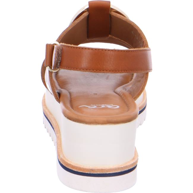 Brown Ara Shoes Durban Cognac Women's Sandals | ARA972XDI