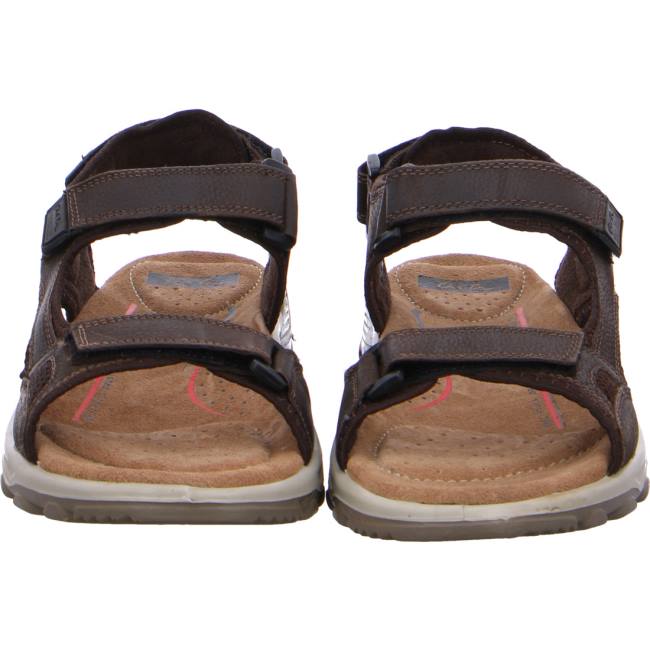 Brown Ara Shoes Ericsen Men's Sandals | ARA043MTP