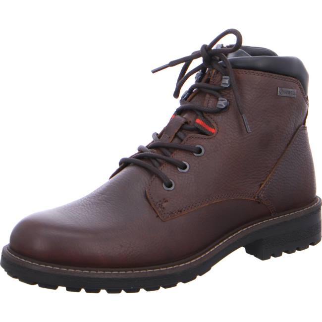 Brown Ara Shoes Frederik Men\'s Boots | ARA349JBV