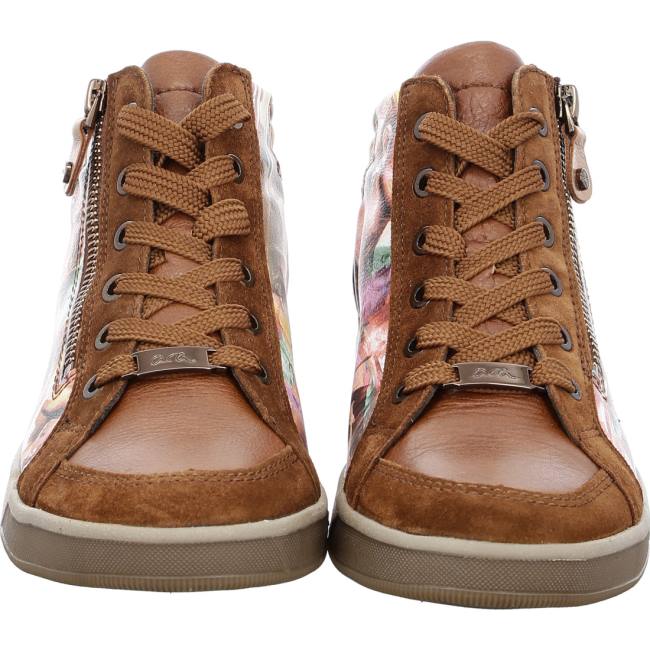 Brown Ara Shoes High Top Rom Nuts Women's Sneakers | ARA189BQU