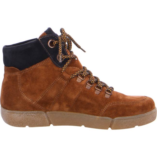 Brown Ara Shoes High Top Rom Women's Boots | ARA745VWQ